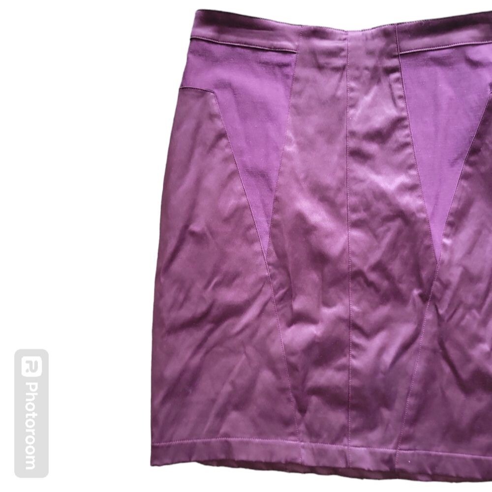 Silence + Noise Burgundy/Purple Skirt -